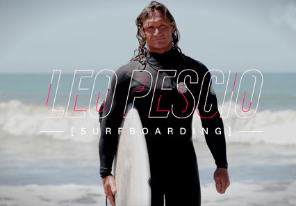 Leo Pescio Surfing
